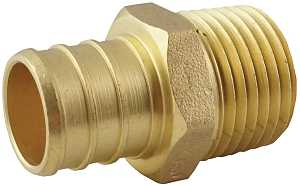 1/2IN MPT X3/4 BARBED PEX     