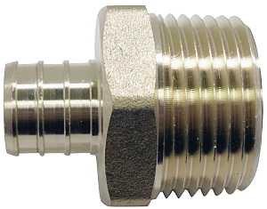 ADAPTER PEX BARB 3/4"X1" MPT  