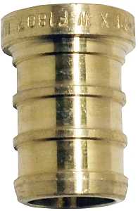 PLUG PEX TEST 1/2 INCH BRASS  