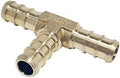 FITTING PEX 3/8 INCH TEE BRASS