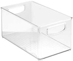 KITCHEN BIN 10 X 6 X 5IN CLEAR