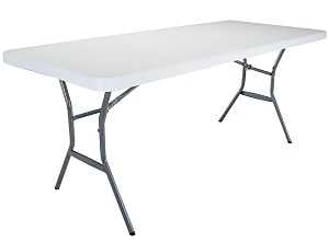 TABLE UTILITY POLY FLD 6X2.5FT