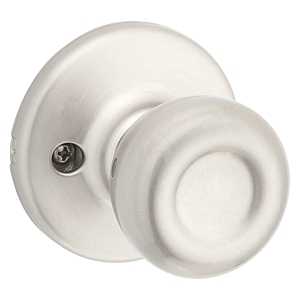 DOOR KNOB DUMMY SATIN NICKEL  