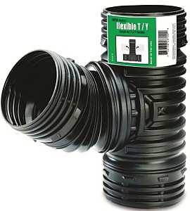 FITTING DRAIN FLEXIBLE 4IN T/Y