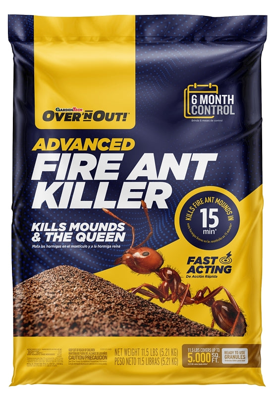 Over 'n Out 100524398 Advanced Fire Ant Killer, Granular, 11.5 lb Bag