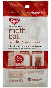 MOTH PACKETS CEDAR SCENT 6OZ  