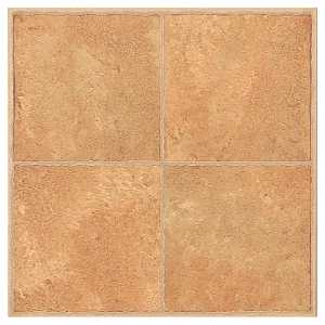 VINYL FLOOR TILE BEIGE INLAY  