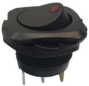 SWITCH LGT ROCK SQ SPST O/F   