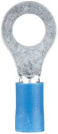 TERM RING CRIMP 16-14AWG BLUE 