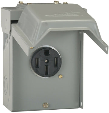 Midwest U054P RV Power Outlet, 50 A, 120 V, Surface