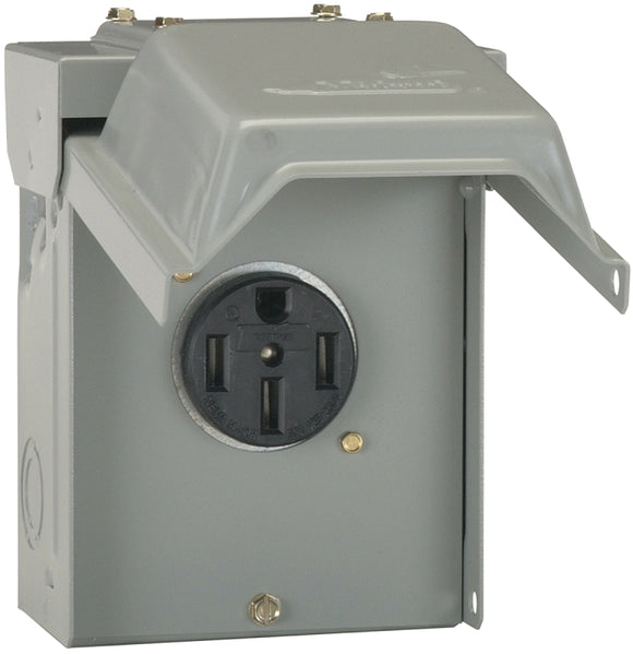 Midwest U054P RV Power Outlet, 50 A, 120 V, Surface