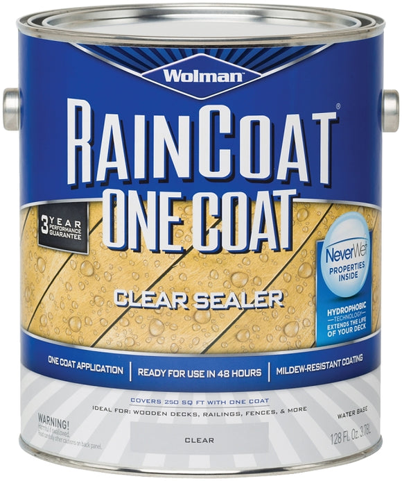 Wolman 288339 Stain and Sealer, Clear, Liquid, 1 gal, Can