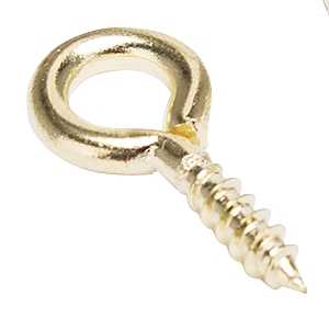 HOOK/EYE SOLID BRASS 2 INCH   