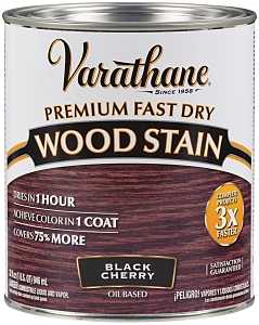 STAIN WOOD INT BLK CHERRY QT  