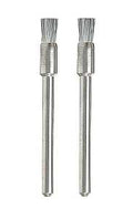 BRUSH CARBON STEEL 1/8IN 2PK  