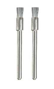 BRUSH CARBON STEEL 1/8IN 2PK  