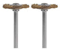 BRUSH BRASS 3/4 INCH 2PK      