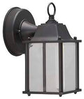 LANTERN WALL LD OUTDOOR BLK   