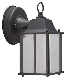 LANTERN WALL LD OUTDOOR BLK   
