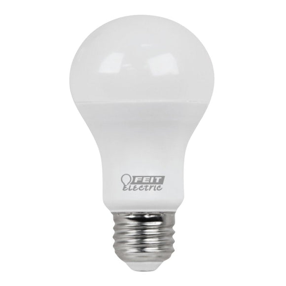 Feit Electric A800/850/10KLED/4 LED Bulb, General-Purpose, A19 Lamp, 60 W Equivalent, E26 Medium Lamp Base, Non-Dimmable