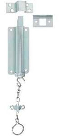 CHAIN BOLT ZINC PLATED 6IN    