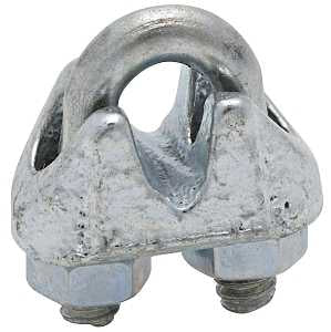 CLAMP CABLE ZINC PLATED 1/8IN 