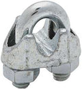 CLAMP CABLE ZINC PLATED 1/4IN 