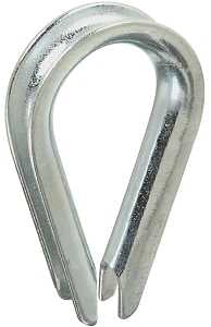 THIMBLE WIRE CBL ZN PLT 3/16IN