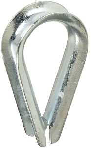 THIMBLE WIRE CBL ZN PLT 5/16IN