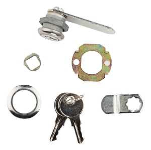 UTILITY LOCKS 1/4IN  CHROME   
