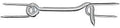 HOOK/EYE GATE ZINC PLATED 5IN 