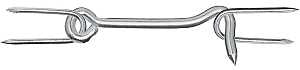 HOOK/EYE GATE ZINC PLATED 5IN 