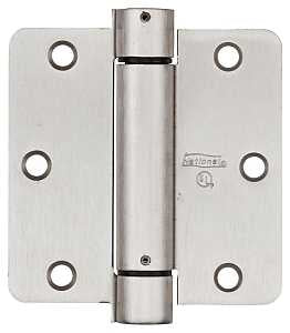 SPRING HINGE STN NKL 3-1/2IN  