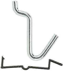 HOOK PEG ZINC PLATED 1/4IN    