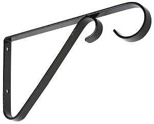 BRACKET PLANT HNG BLACK 6IN   