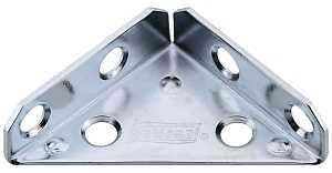 BRACE CORNER ZINC PLATED 2IN  