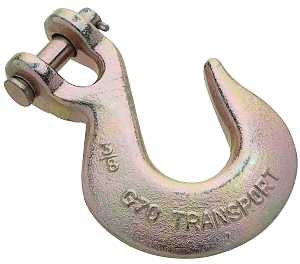HOOK CLVS GRB CHRMT/YEL 3/8IN 