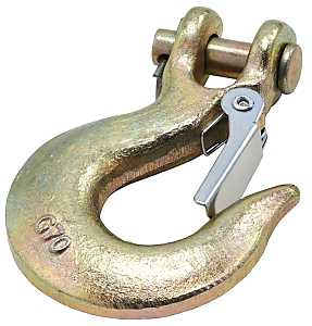 HOOK CLVS/LTCH CRMT/YEL 5/16IN