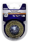 BRUSH WHL 1/4 SHK 2-1/2IN CRSE