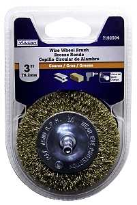 BRUSH WHL 1/4IN SHNK 3IN CRSE 