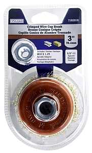 CUP BRUSH CRIMPED 3IN         