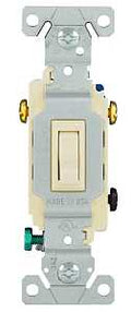 SWITCH TGLE 3W GRD LA 15A 120V