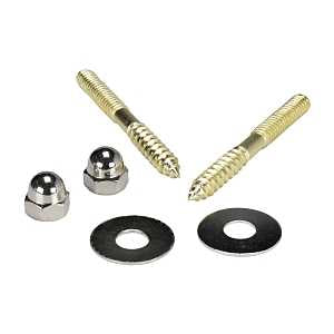 SCREWS TOILET 1/4 X 2-1/2IN   