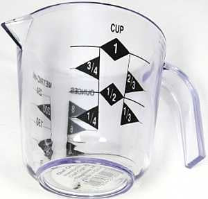 CUP MEASURING 1 CUP           