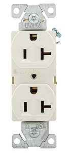 RECEPTACLE COMM LT ALMOND 20A 