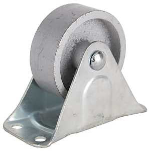CASTER RIGID 3IN STL/ZINC     