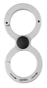 KEYCHAIN RING DBL EZ OPEN     