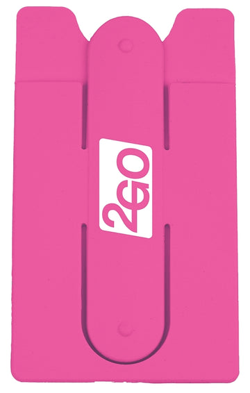 Hy-Ko KC632 Cell Phone Wallet Stand, Silicone, Assorted, For: Mobile Devices