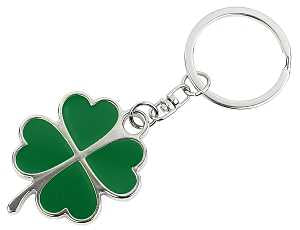 KYCHN KEY RING 4-LEAF CLOVER  