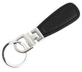 KYCHN KEY RING LEATHERETTE BLK